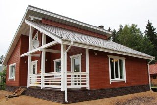 Строительство каркасных домов в стиле шале в Красноярске под ключ