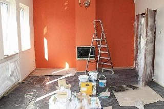 Косметический ремонт зала в Красноярске под ключ